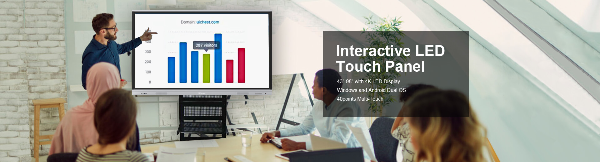 Interactive LED Touch Panel banner 1